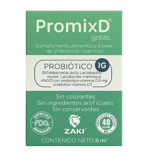 PROMIXD IG PROBIOTICO INMUNOLOGICO GOTAS 8ML 